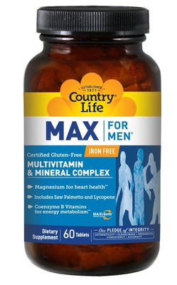 Country Life Max для мужчин 60 таблеток