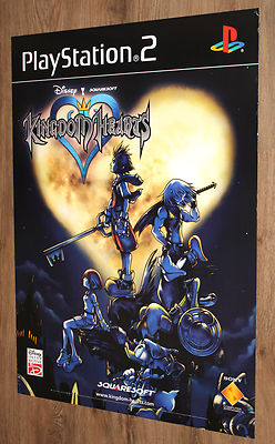 2002 Kingdom Hearts Extremely rare Promo Poster 84x59.5cm