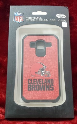 NFL Pebble Grain Feel Cell Phone Case CLEVELAND BROWNS SAMSUNG G CORE PRIME 