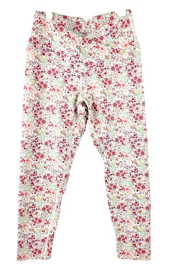 Capri Leggings Womens S Criss Cross Waist Floral Print Evolution and Creation