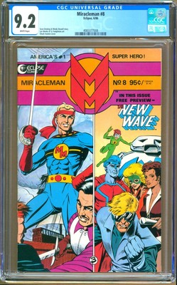 Miracleman #8 (1986) CGC 9.2 WP  Sean Deming - Lee Weeks - Ty Templeton