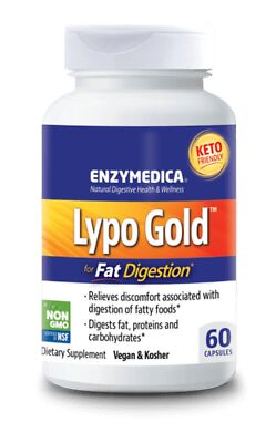 Enzymedica Lypo Gold 60 Капсула