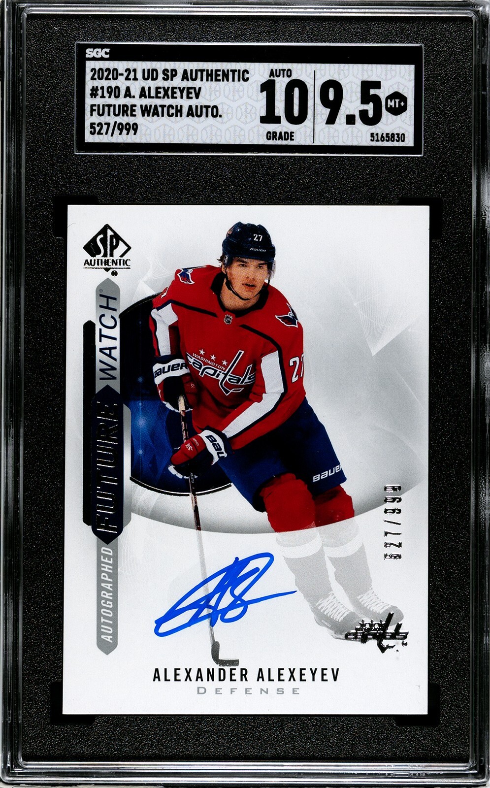 Alexander Alexeyev 2020-21 UD SP Authentic #190 Auto /999