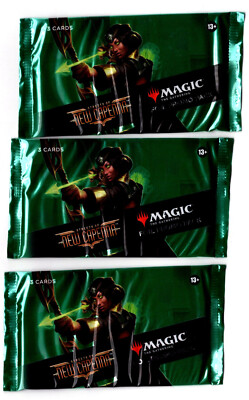 MTG STREETS OF NEW CAPENNA FOIL PROMO PACK x 3 Magic FACTORY SEALED 2022 NM