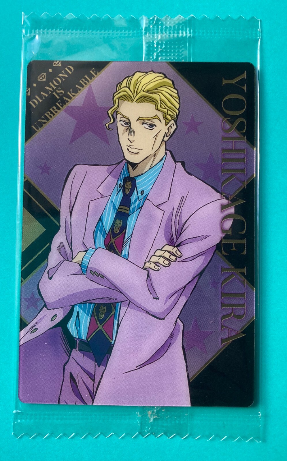 YOSHIKAGE KIRA JoJo's Bizarre Adventure Wafer Card BANDAI No YOSHIKAGE KIRA JoJo's Bizarre Adventure Wafer Card BANDAI No