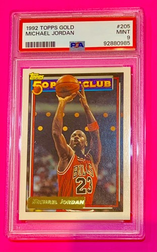 1992 Topps GOLD ALL STAR PSA 9 マイケルジョーダン 1994-95 Topps Embossed Michael Jordan Gold Idols Parallel