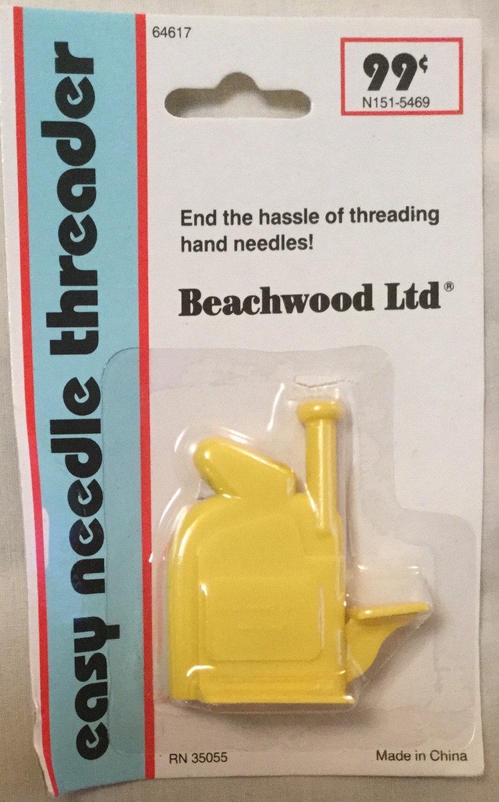 Easy Needle Threader by Beachwood, Ltd. 1989 Fabri-Centers of America, Inc
