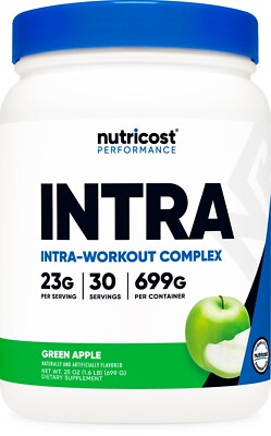Nutricost Intra-Workout Powder, 30 Servings (Green Apple)