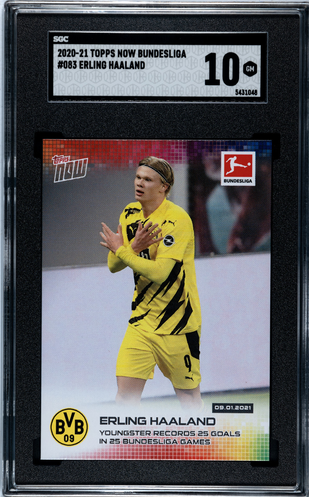 【PSA10】2020 Topps Now ERLING HAALAND Erling Haaland 2020 Topps Now Bundesliga #83 PSA 10 GEM MINT
