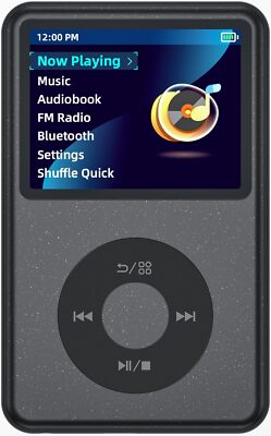 Retro Style 128G Mp3 Player with Bluetooth 2.4 Portable Mini HiFi Sound Walkman