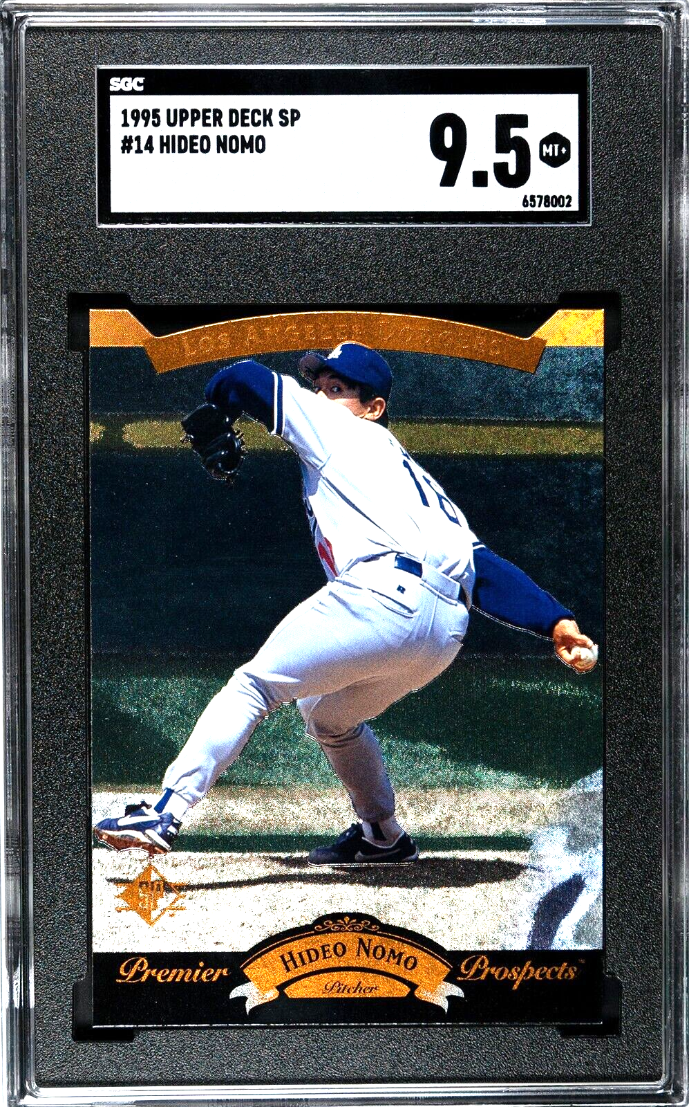 お歳暮 のし MINT+ 9.5 SGC ROOKIE Nomo Hideo #14 SP Deck Upper 1995 RC eBay | バーベキュー・調理用品