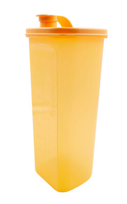 Tupperware Multi-Colored Eco Beverage Slim-Line Fridge Water Drink Pitcher 2.0L