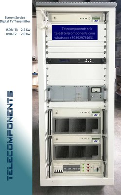 2kw 2000w UHF ISDB/DVB-T2 /DVB-T Digital TV Transmitter Transmisor trasmettitore