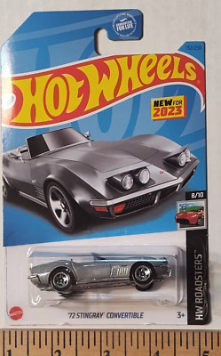Hot Wheels 2023 HW Roadsters #8/10 `72 STINGRAY CONVERTABLE Collector #132/250