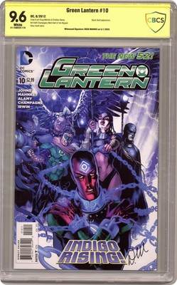Green Lantern #10A CBCS 9.6 SS Doug Mahnke 2012 21-1EAEE22-176