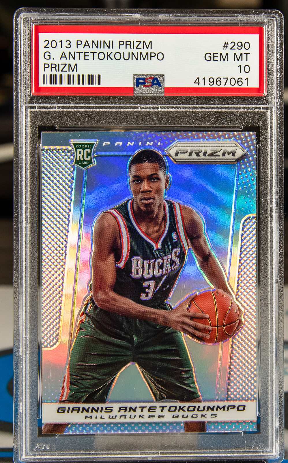 2013 Panini Prizm #290 Giannis Antetokounmpo RC Rookie 2013 Panini Prizm #290 Giannis Antetokounmpo RC Rookie