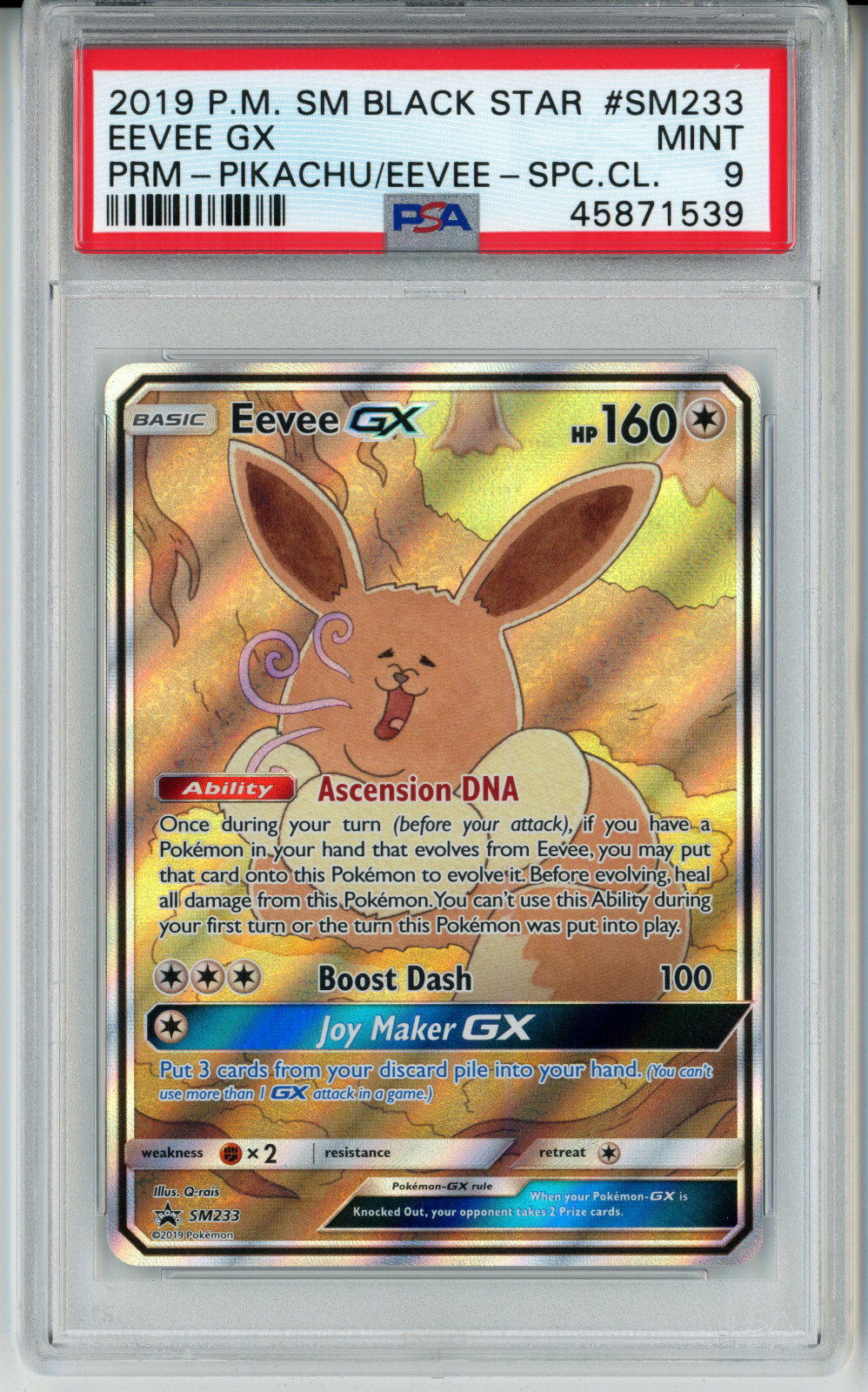 イーブイgx PSA9.10.10 3連番 イーブイgx PSA9.10.10 3連番