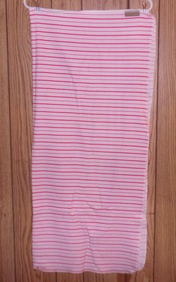Retired Dwell Studio Pink Striped Baby Blanket 32