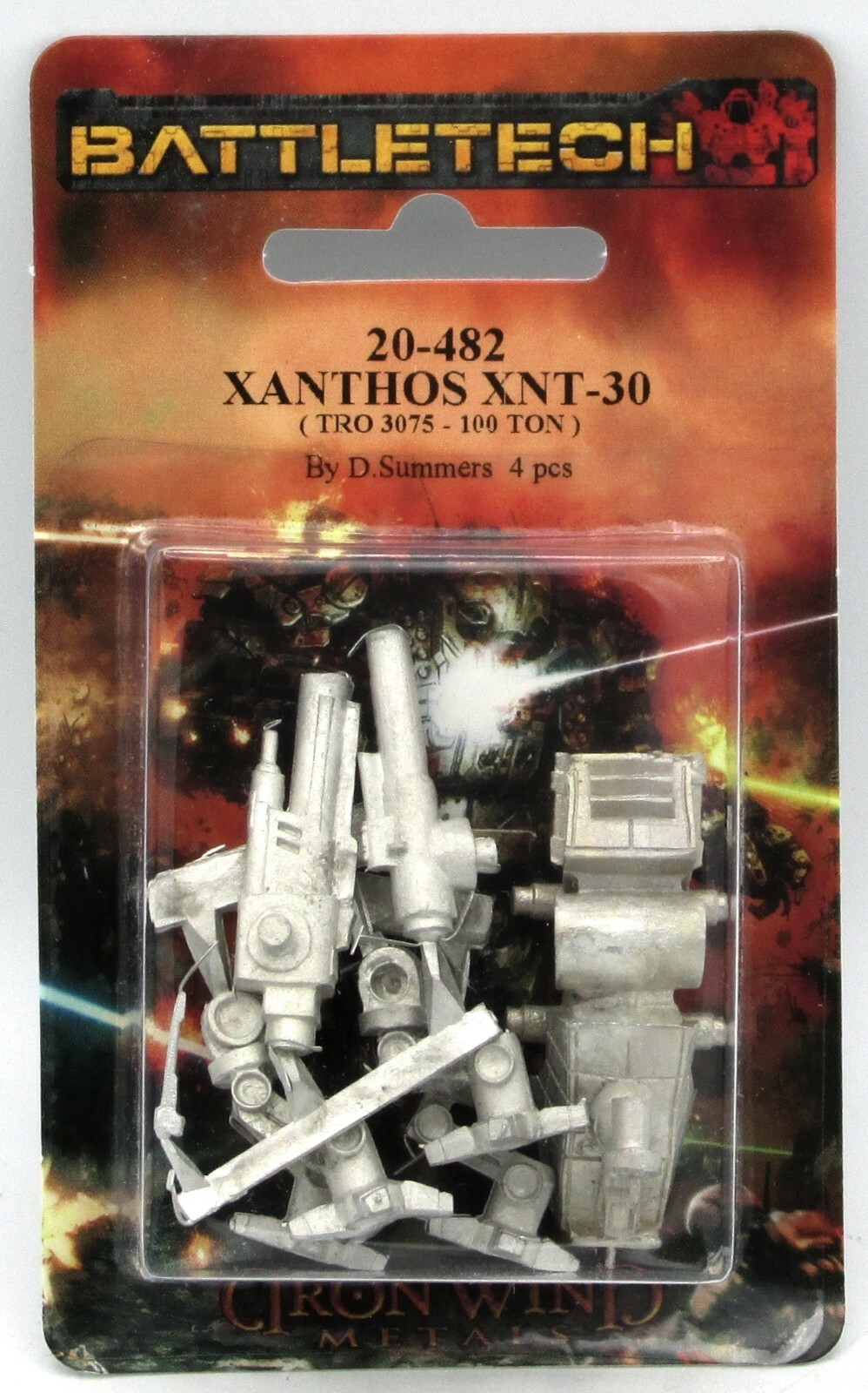 Battletech 20-482 Xanthos XNT-30 (TRO 3075) Quadruped Mech