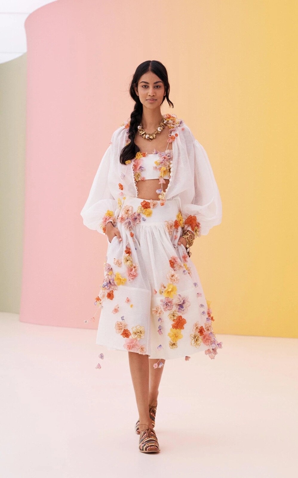 【Zimmermann】'Emily in Paris' ミンディ着用！ フレアスカート Zimmermann】´Emily in Paris´ ミンディ着用！ フレアスカート