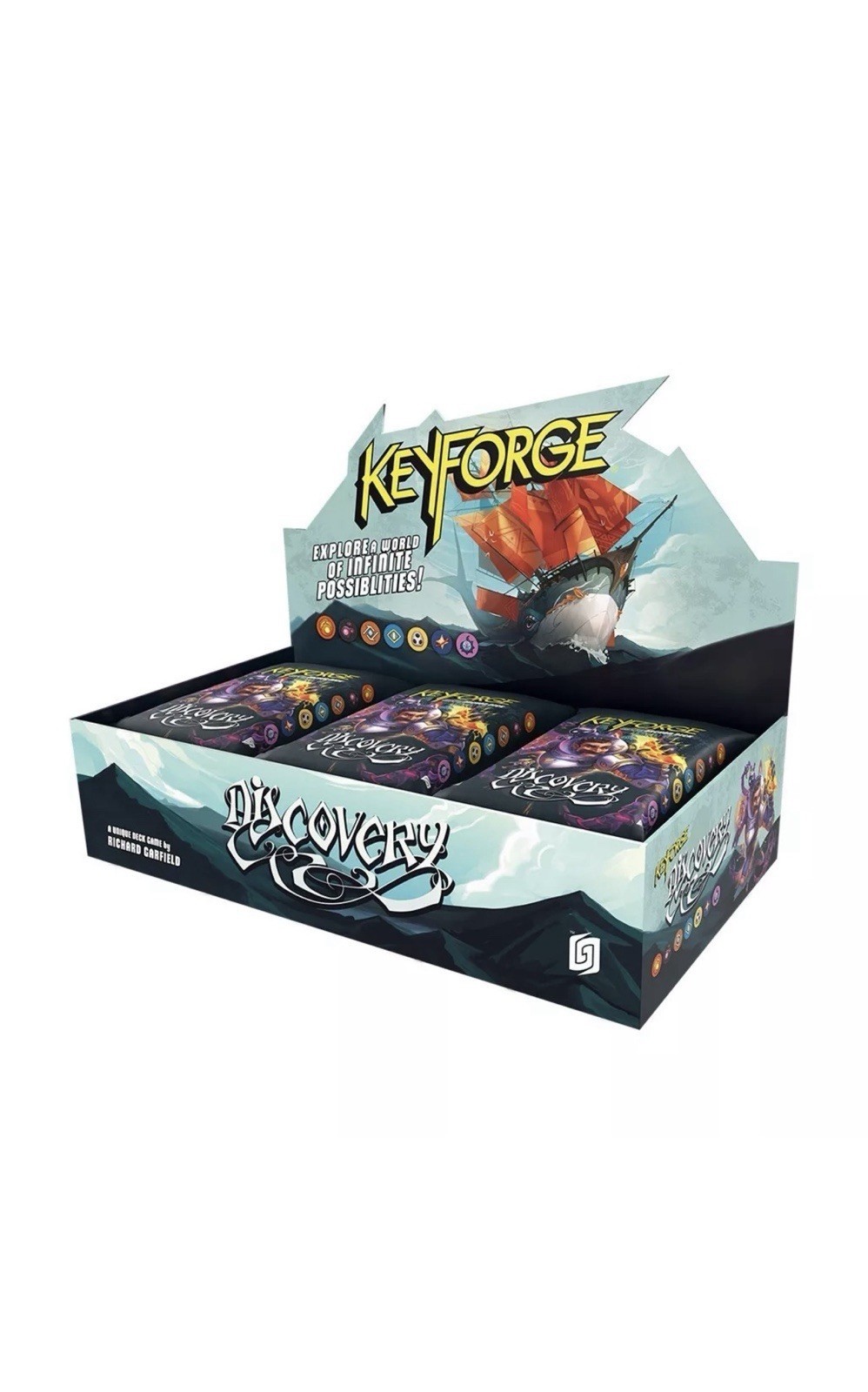 Factory Sealed KeyForge: Discovery Archon Sealed Deck Display Box