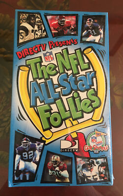 Direct TV Presents The NFL All Star Follies vtg 1999 VHS - Brand New Sealed!
