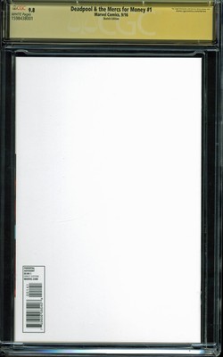 Rob Liefeld Signed Deadpool & Cable #1 Variant Comic w/ Sketch CGC Slabbed