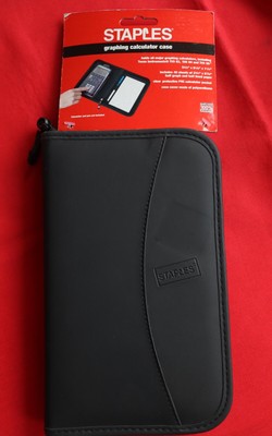 NEW STAPLES GRAPHIC CALCULATOR CASE FITS TI-83, TI-84, TI-89 & MOST OTHERS