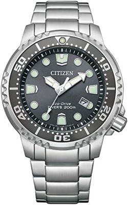 CITIZEN BN0167-50H PROMASTER Marine Series Eco Drive Watch Men's Silver F/S NEW