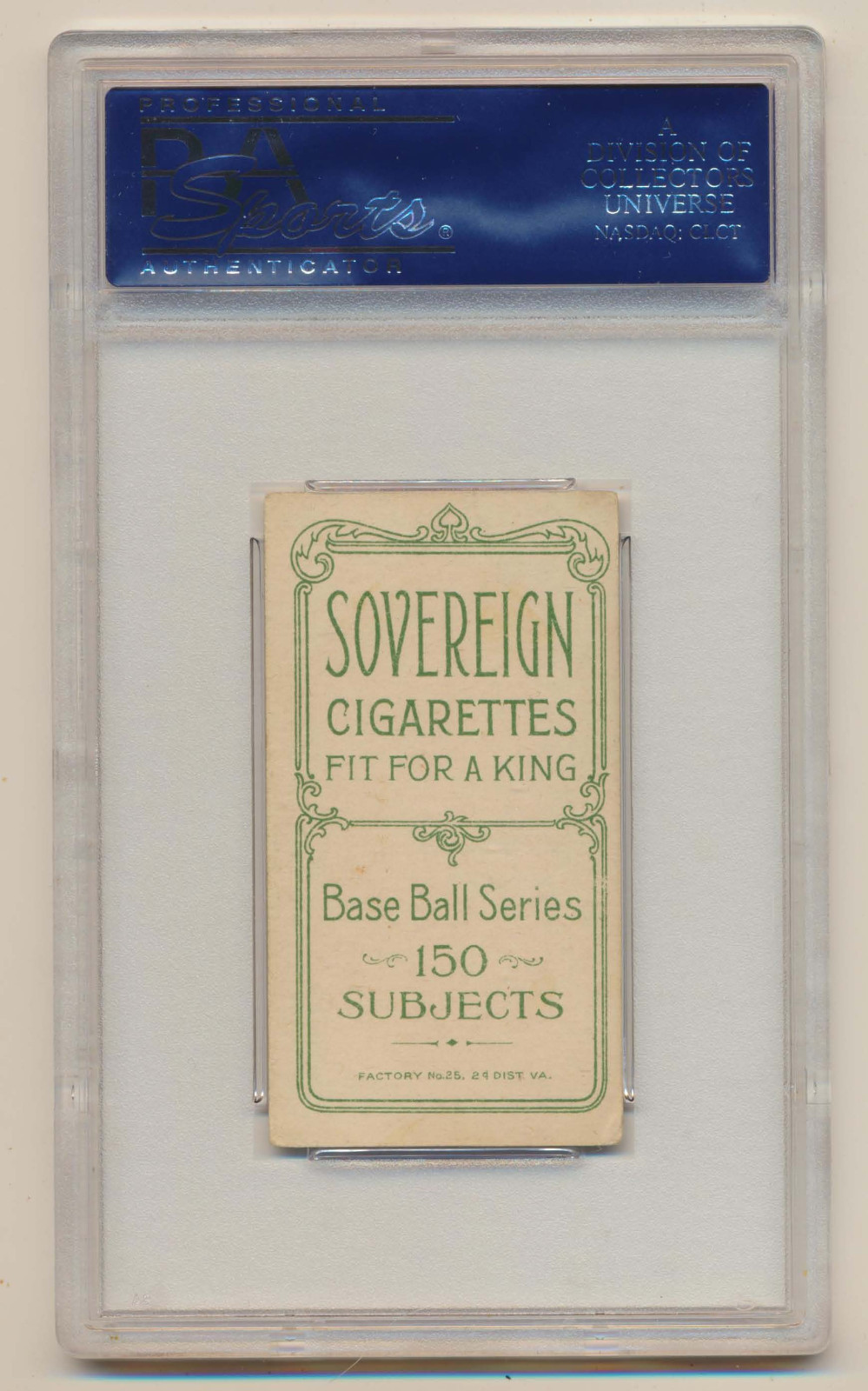 T206 Heinie Wagner Bat On Left Shoulder Sovereign 150 PSA 4 Boston Red Sox