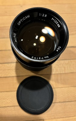 Opticam 135mm f2.8 M42 lens.  *Some oil on aperture blades*