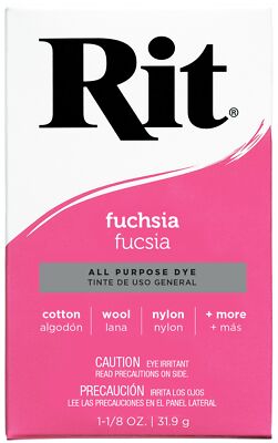 Rit Dye Powder-Fuchsia,1 Pack of 1 Piece