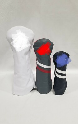 Winston Collection Leather Mystery Logo Golf Head Show Samples Cover Made in USA