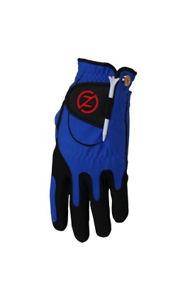 Zero Friction Cabretta Elite Golf Glove (LEFT, One Size) Compression Adult BLUE