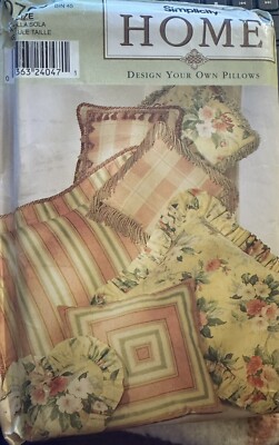 Simplicity Home pattern 0708 Design Your Own Pillows lots of styles uncut