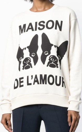 100% Authentic GUCCI Maison De L' Amour Sweatshirt $1800+Tax Size