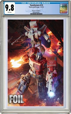 Transformers #13 | Bjorn Barends | CGC 9.8 | NYCC Foil | Pre-Order 10/21