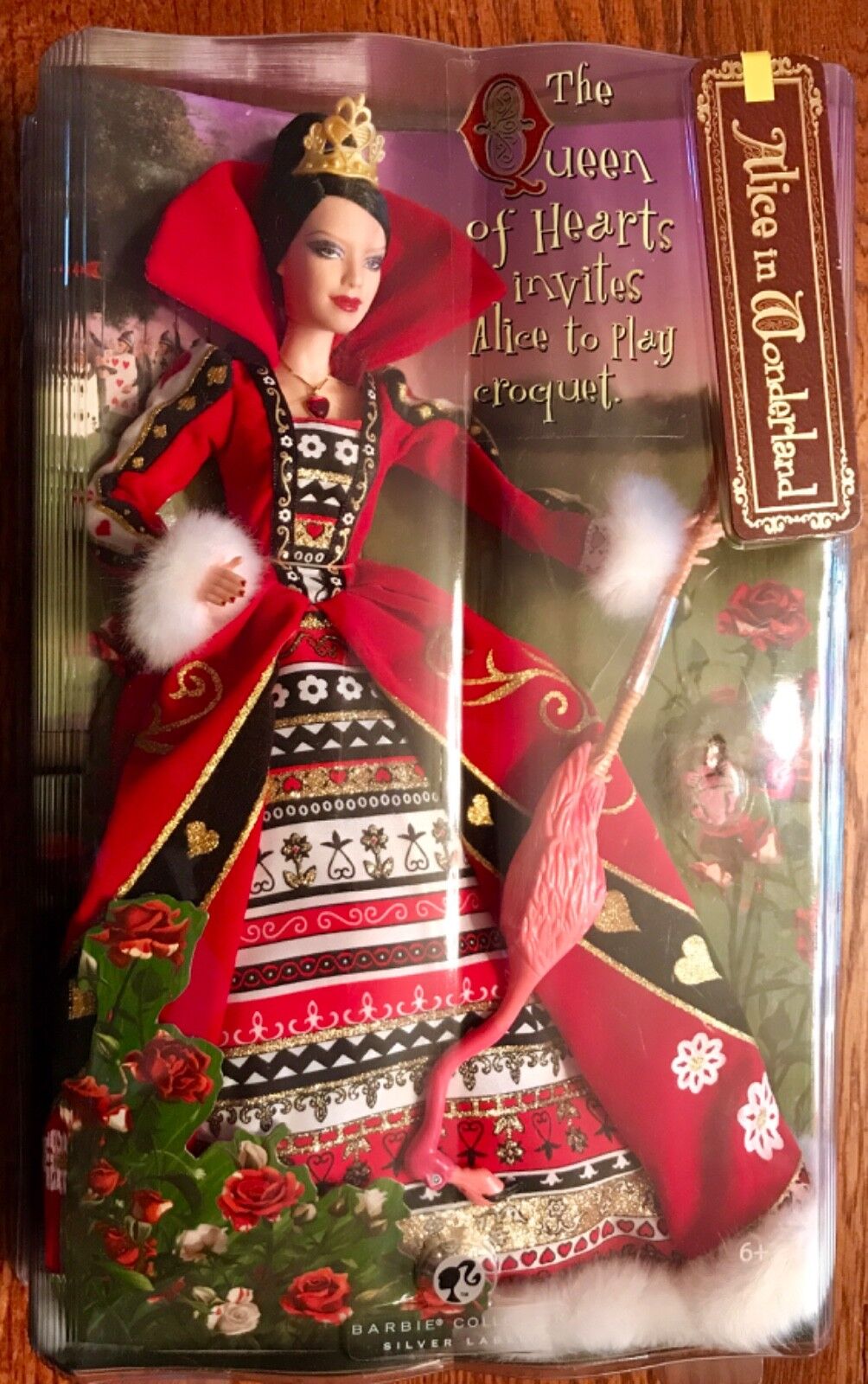 Barbie: QUEEN OF HEARTS Alice In Wonderland Silver Label Barbie: QUEEN OF HEARTS Alice In Wonderland Silver Label