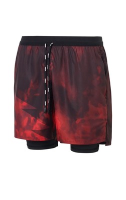 USWE RUNNING SHORTS MEN DIMMA TRAIL RUNNING SHORTS MEDIUM FLAME RED