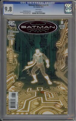BATMAN INCORPORATED #8 - CGC 9.8 - GRANT MORRISON STORY - CHRIS BURNHAM COVER