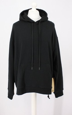 KSUBI MENS 4 X 4 BIGGIE HOODIE JET BLACK SWEATSHIRTS SIZE 2XL BLACK RRP £160 IB