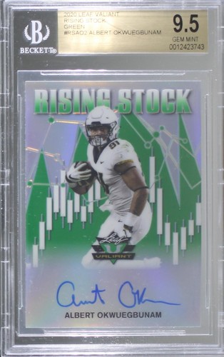 2020 Leaf Valiant Albert Okwuegbunam #RS-AO2
