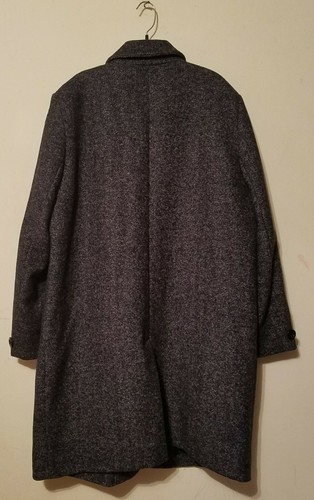 Pre-owned Jones New York Jones York Plus Size Women Winter Wool Coat Sz 3x Black Tweed ( 22w / 24w)