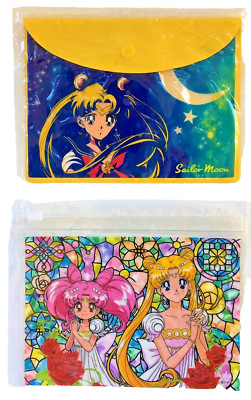 SAILOR MOON SEVEN-ELEVEN MEIJI CHOCOLATE CAMPAIGN SET OF 2 EXCLUSIVE POUCHES NEW
