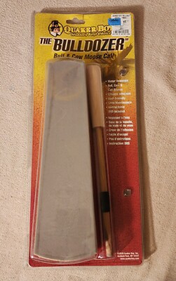 Quaker Boy The Bulldozer Bull Cow Calf MOOSE Call with Instruction DVD
