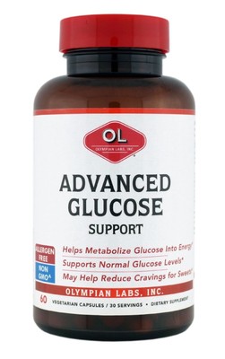 Olympian Labs Advanced Glucose Support 502 мг 60 капсул