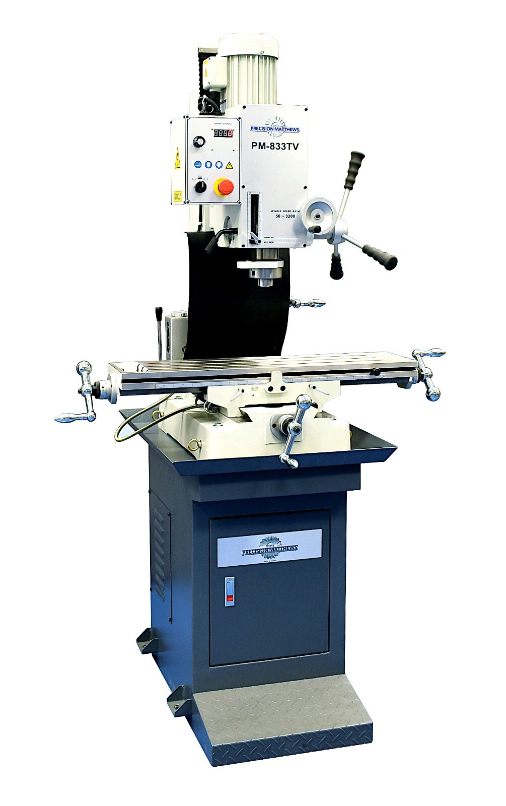 PM-833TV ULTRA PRECISION BENCH TOP VERTICAL MILL w/STAND! FR