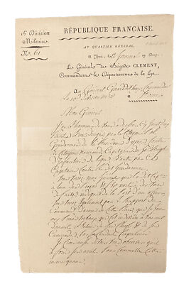 Napoleon s General Gabriel-Joseph Clement Killed In a Duel
