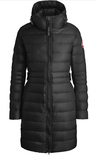 Pre-owned Canada Goose Cypress Packable Hooded 750-fill-power Down Puffer Medium In Black