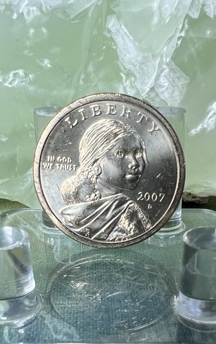 🔥2007 D Sacajawea Gold $1 Coin “Mother And Child Depicted